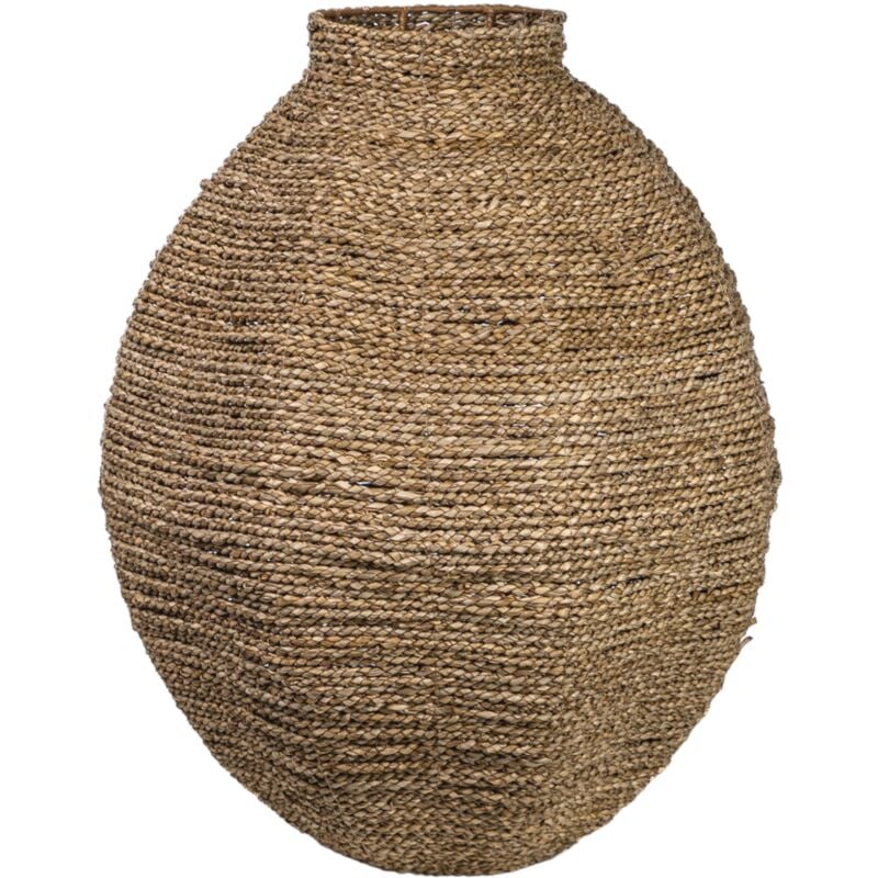 Vase en fibres naturelles