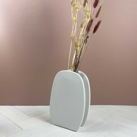 Vase en grès cérame forme arrondie pour vos fleurs