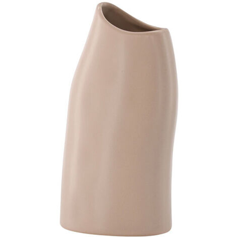 Vase en grès Ernst Rose clair