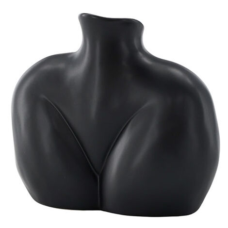 Vase en grès Harvey Noir