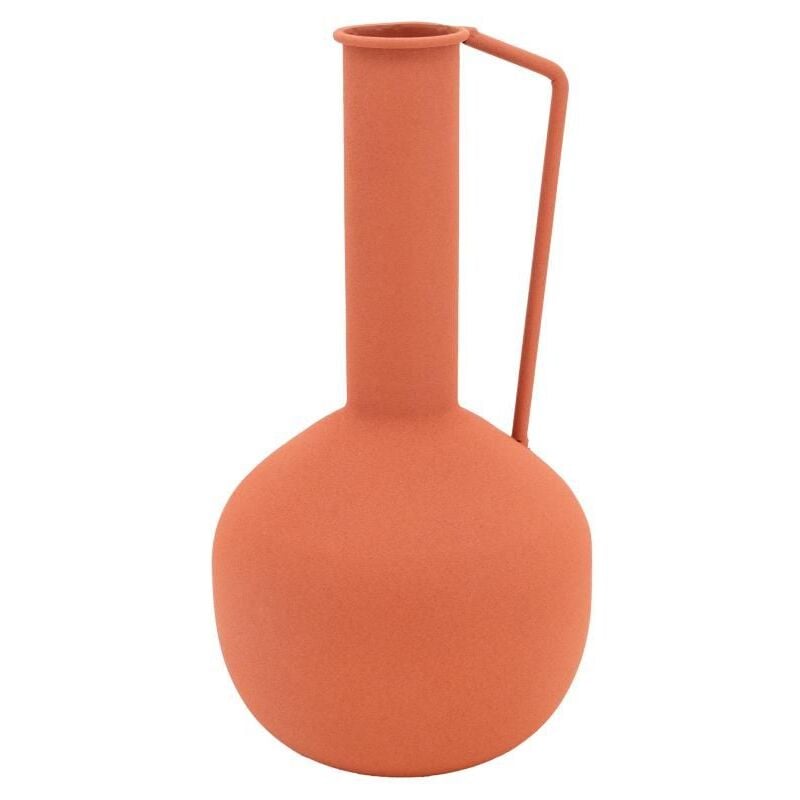 Vase en métal meltik Terracotta