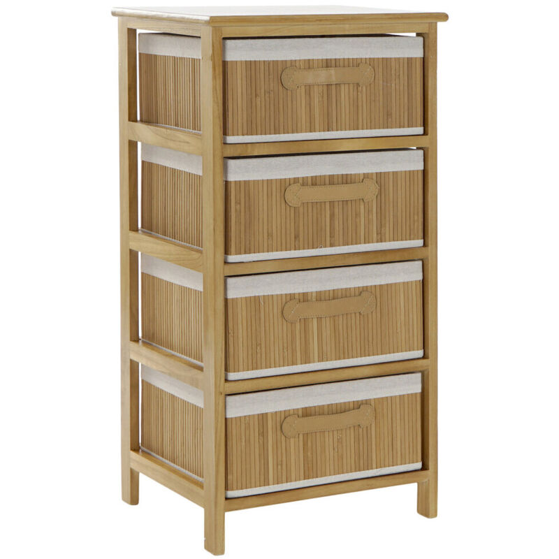 Commode Bambou Paulownia 42X32X81 Naturel