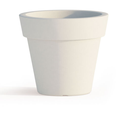 Vase en polymère Monacis Gemma Blanc - Ø 110 cm - h 95 cm
