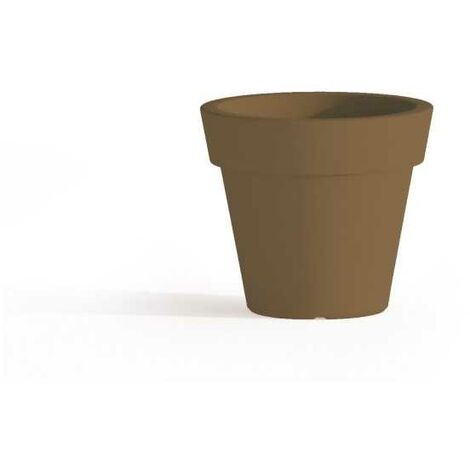 Vase en polymère Monacis Gemma Bronze - Ø 50 cm - 44 H