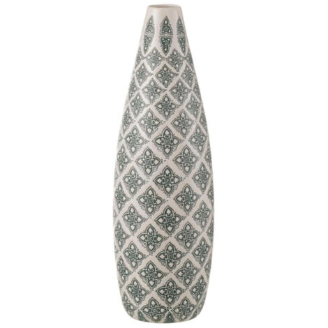 Vase en Porcelaine "Kousa" 53cm Bleu & Blanc