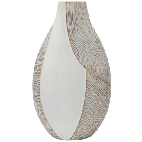 Vase en résine Ho Chi Minh 29,5 x 13,5 x 50 cm (trou 8 x 5 cm)
