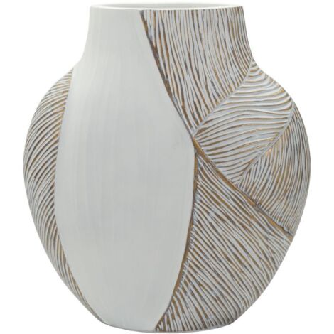 Vase en résine Ho Chi Minh Cm 27X11,5X31 (Trou Cm 12X6)
