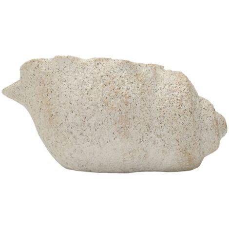 Vase en sable et coquillages -B- 35 x 23 x 18 cm (Trou Ø 17 x 14 cm)