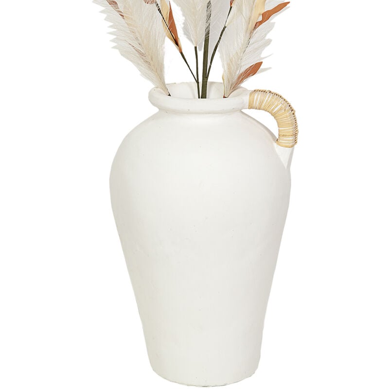 Fijalo - Poignée de corde de vase en terre cuite blanche