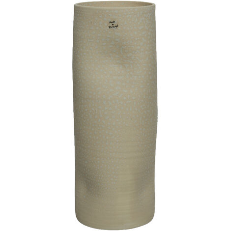 Vase en terre cuite sable
