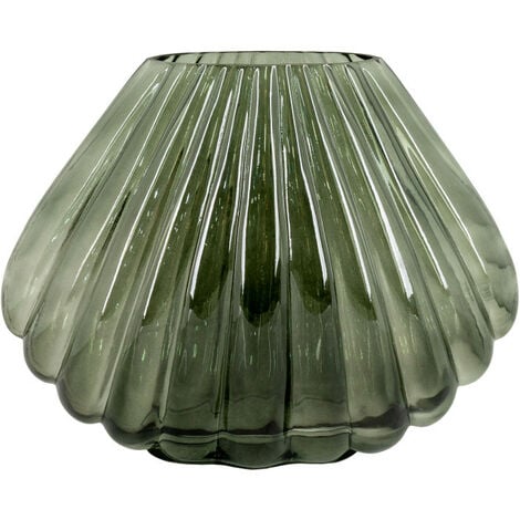 Vase en verre H22cm - Palma - Couleur - Vert - House Nordic