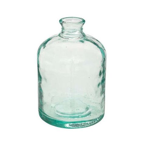 Vase en verre recyclé Imet transparent – D 12 x H 20 cm.