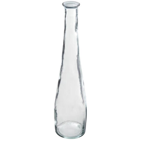 Vase en Verre Recyclé "Uly" 80cm Transparent