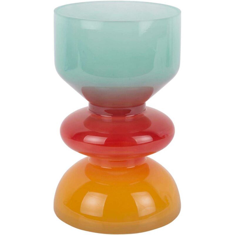 Pt' - Vase en verre Summer Vibes Taille 1 : 12,5 x 20,5 cm