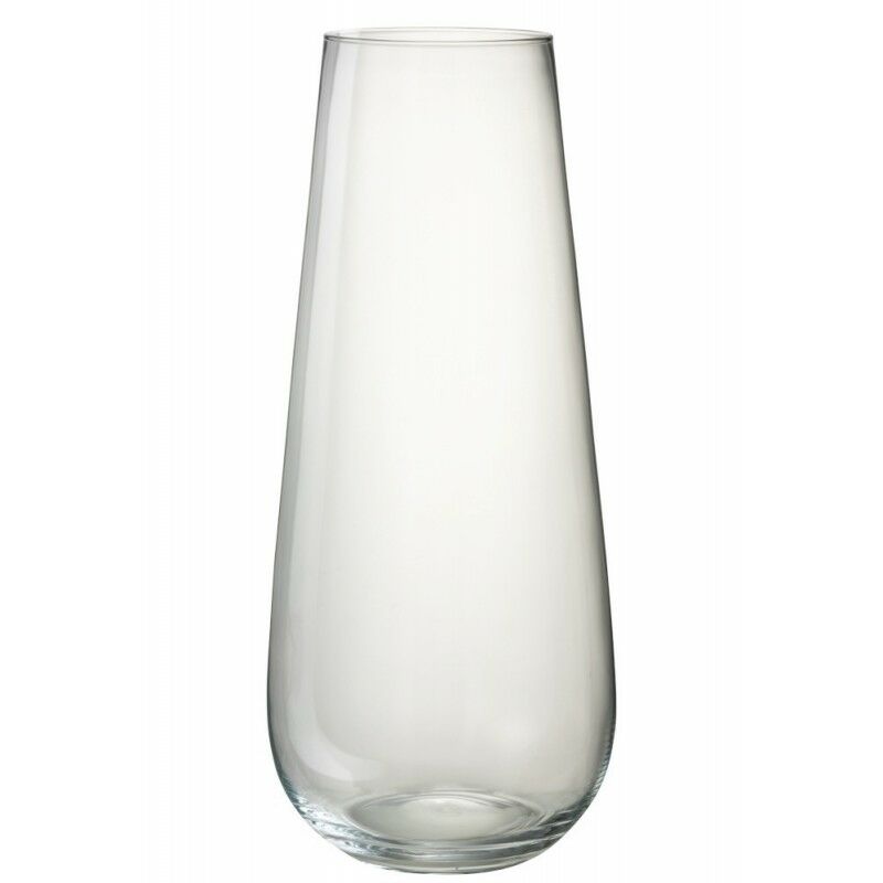 Jolipa - Vase en verre transparent 25x25x60 cm