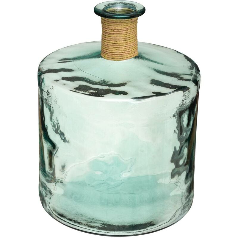 Atmosphera - Vase verre recyclé H45cm créateur d'intérieur