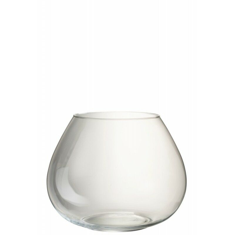 Jolipa - Vase en verre transparent 38x38x30 cm
