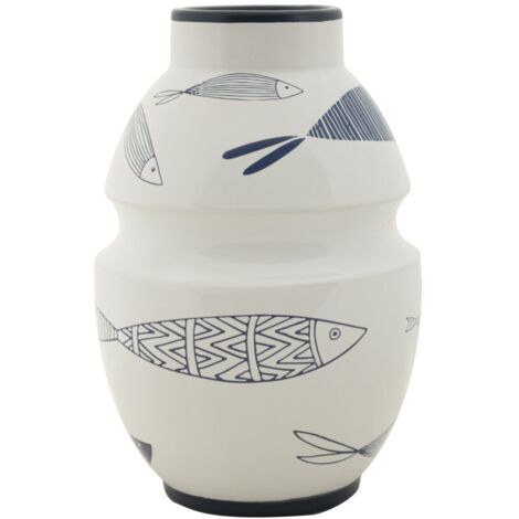 VASE FISH CM Ø 15X24