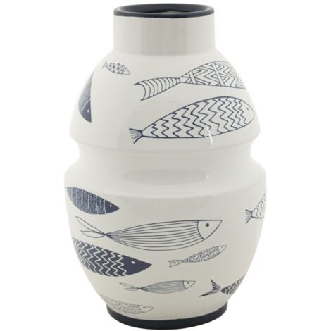 VASE FISH CM Ø 21X31