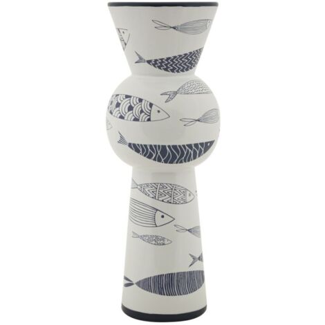 VASE FISH TALL CM Ø 14X38,5