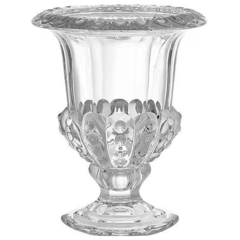 Vase Glass Vintage Décoratif S/M/L Borosilicate Transparent Hand-Blown Design Unique Élégant Multipurpose Candleholder