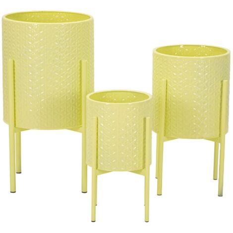 VASE HOLDER IRIS SET 3 PCS CM Ø 36X56,5-30X48,5-24X37,5