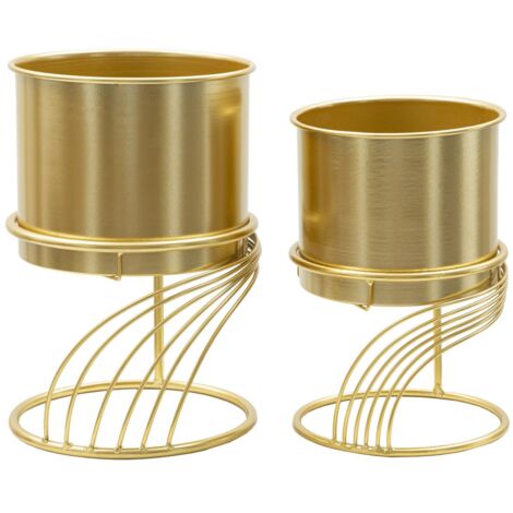 VASE HOLDER SPIRALLY SET 2 PCS CM Ø 23X35-20X30