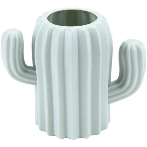 Vase in Kaktusform, matte Oberflächen, skandinavischer Stil, Imitationsglasur, Vase für Heimdekoration, Geschenke, Aufbewahrung von Gegenständen, Grün