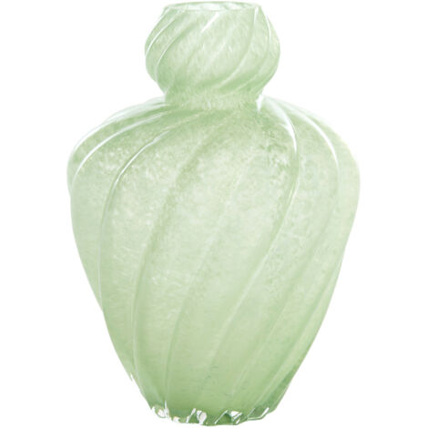 Vase KOBALA en verre gris-crème – Ø34x50 cm