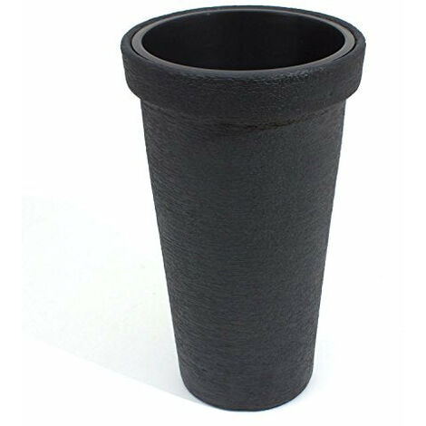 Vase Kono DPC Prosperplast Terrakotta -Effekt - Black