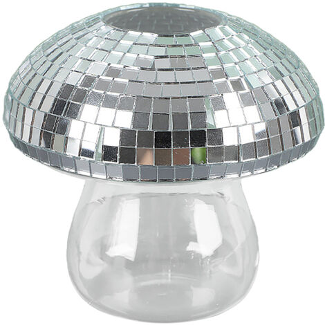 Vase lantern ventilé d'argenterie de luxe design simple et classique pour l'arrangement floral hydroponique et décorations de salon, transparente, grand et élégant
