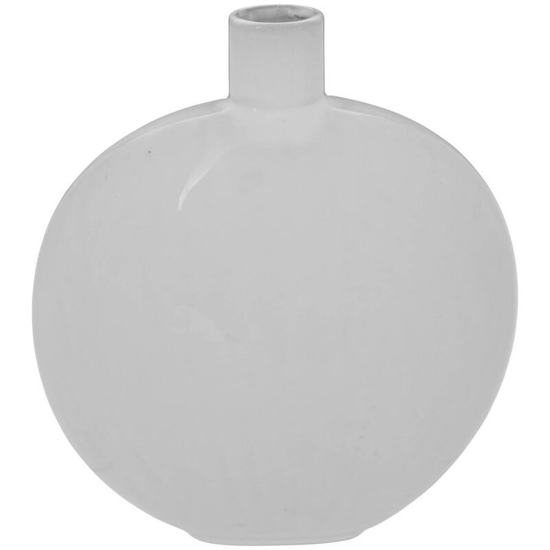 Vase Le collectionneur en céramique H22cm blanc Atmosphera créateur d'intérieur