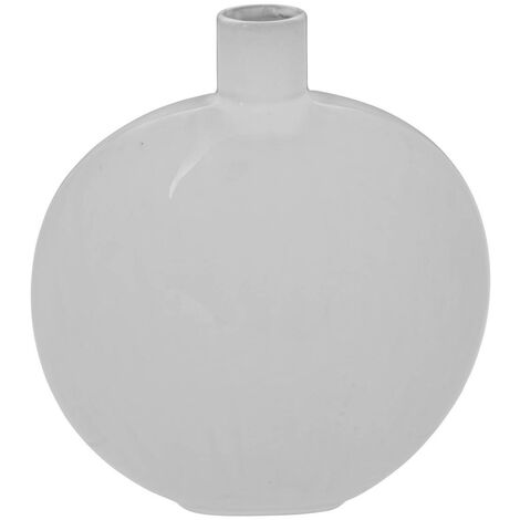 Vase Le collectionneur en céramique H22cm blanc - Atmosphera créateur d'intérieur