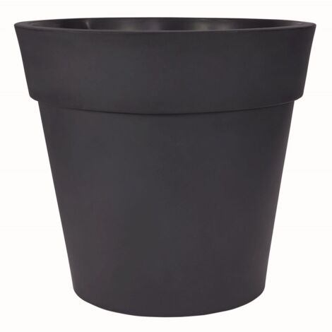 VASE LIRA ELITE 80CM, VASE SMOOTH RESIN 80CM - Couleur : Anthracite - Colore: Antracite