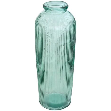 Vase Luz H72cm aus grünem Glas - Atmosphera créateur d'intérieur