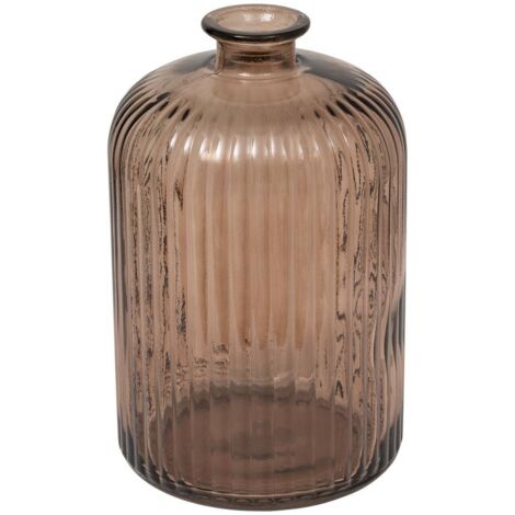 Vase Luz recyceltes Glas braun H23cm - Atmosphera créateur d'intérieur