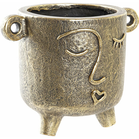 Vase Magnesia 33x23x25.5 Seiten Gold Magnesia Magnesia Mehrfarbige Vase -Familie Details