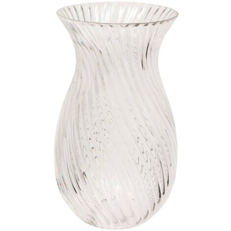 Vase Manel en Verre 17x17x29cm Transparent - Atmosphera créateur d'intérieur
