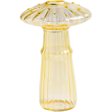 Vase - Mano - Mushroom Shape Glass Vase - Hydro Culture, Multi-purpose Decor