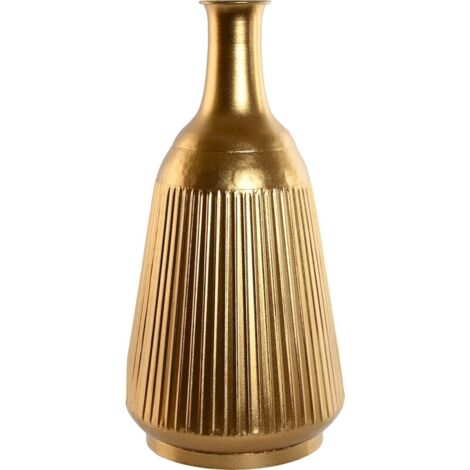 Vase métal doré style moderne élégance décoration intérieur - doré effet métal élégant