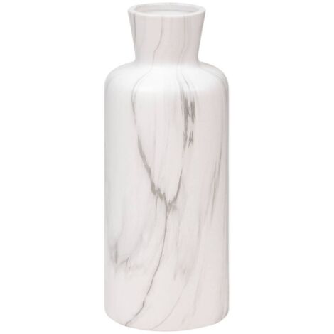 Vase mit Marmoreffekt Sao Keramik schwarz &amp weiß H30cm - Atmosphera créateur d'intérieur