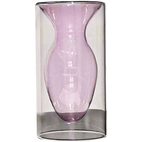 Vase moderne à plantes hydroponiques en verre grand modèle rose vase aromathérapie pour salon chambre