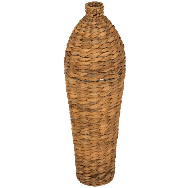 Atmosphera - Vase Percy fibre végétale beige H58cm créateur d'intérieur