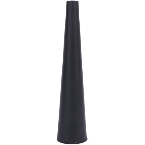 Vase 'Nordic Narrow Neck' - Vase métal aluminium design élancé noir pour décoration TV/cuisine/anniversaires