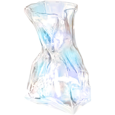 Vase Origami Origami Glass vase Luxurious and Colorful creative hydroponic rose arrangement