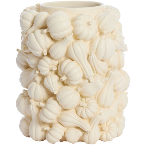 Vase petit PUMPKIN mat crème – Ø27,5x33 cm