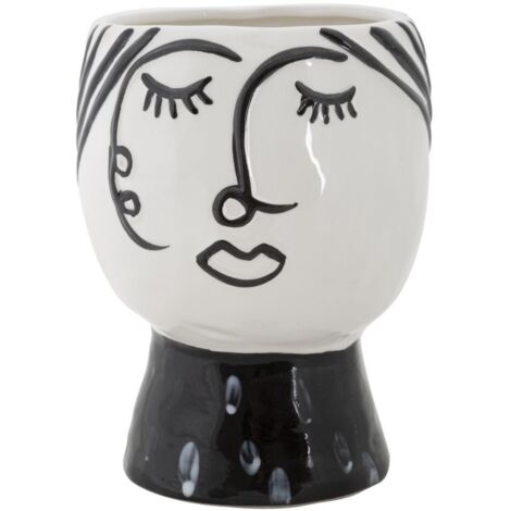 Vase Pot Face Cm Ø 14X18,2