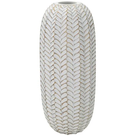 Vase Résine Feuille Cm Ø 18,5X46