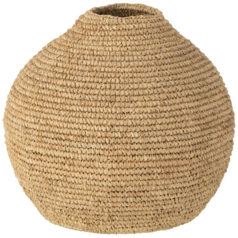 Vase Rond Déco "Herbe" 52cm Naturel