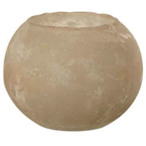 Vase Rond Design en Verre "Soda" 18cm Or